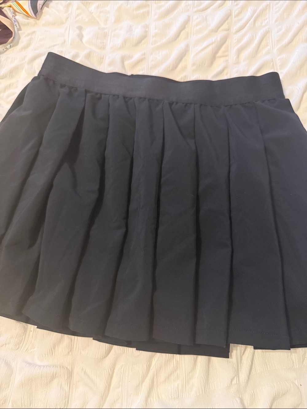 Aeropostale Black Pleated Mini Skirt